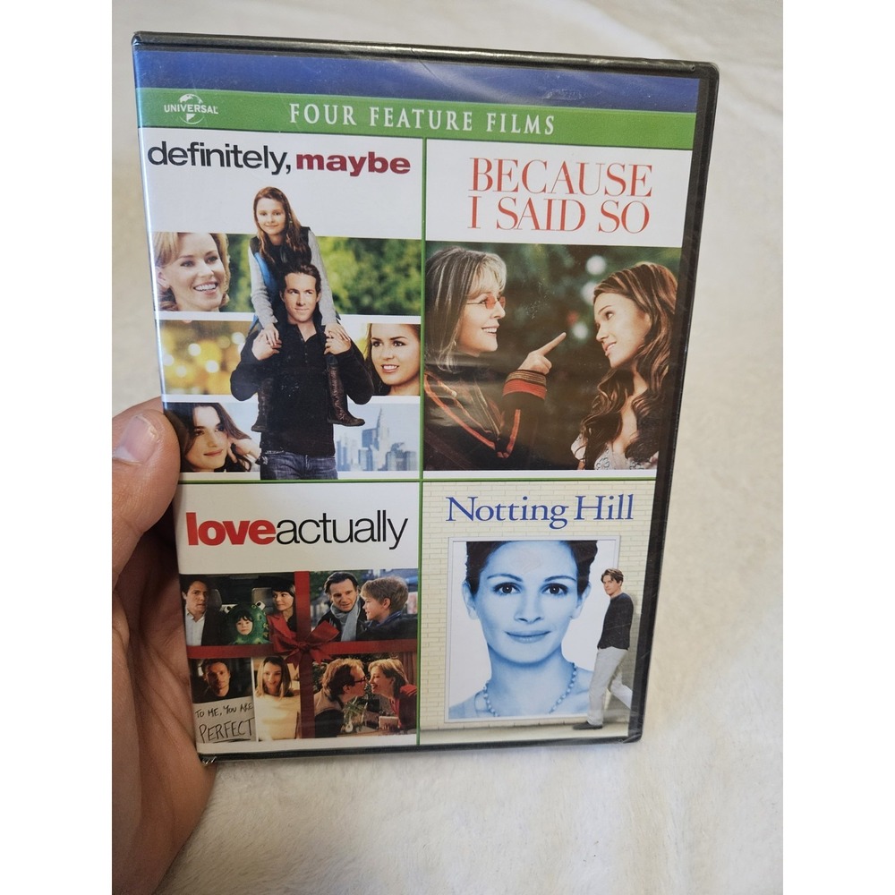 Universal Studios 4 Feature Films DVD Love Actually Notting Hill New Sealed